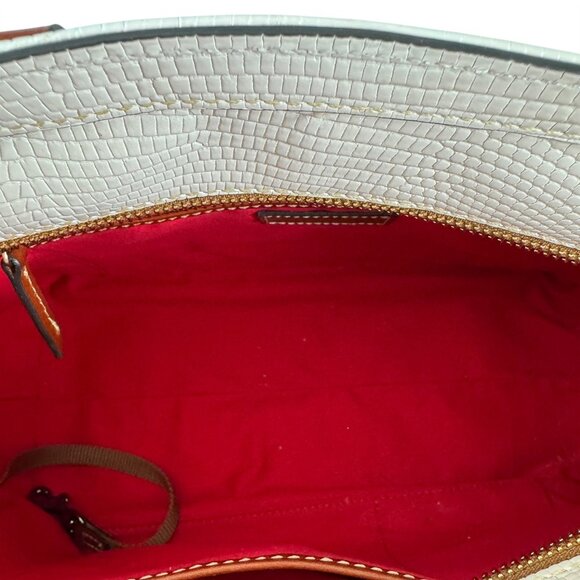 Dooney & Bourke Bag Purse Tote & DB Bone Blush Lizard Top Handle Crossbody - Picture 11 of 13